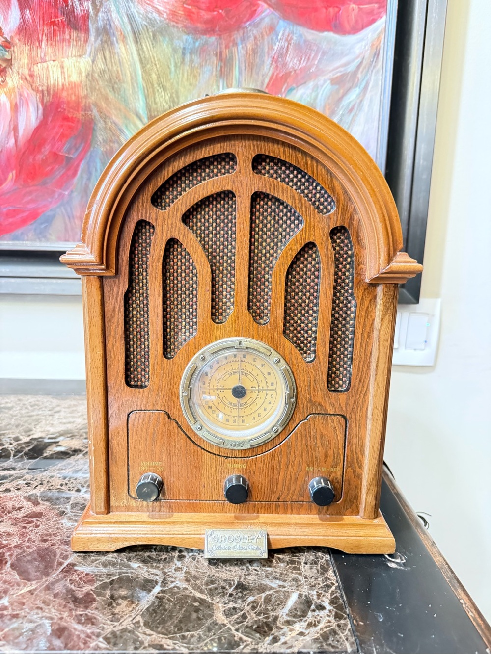 Vintage Crosley Cathedral Radio Cassette Player - Collector’s edition